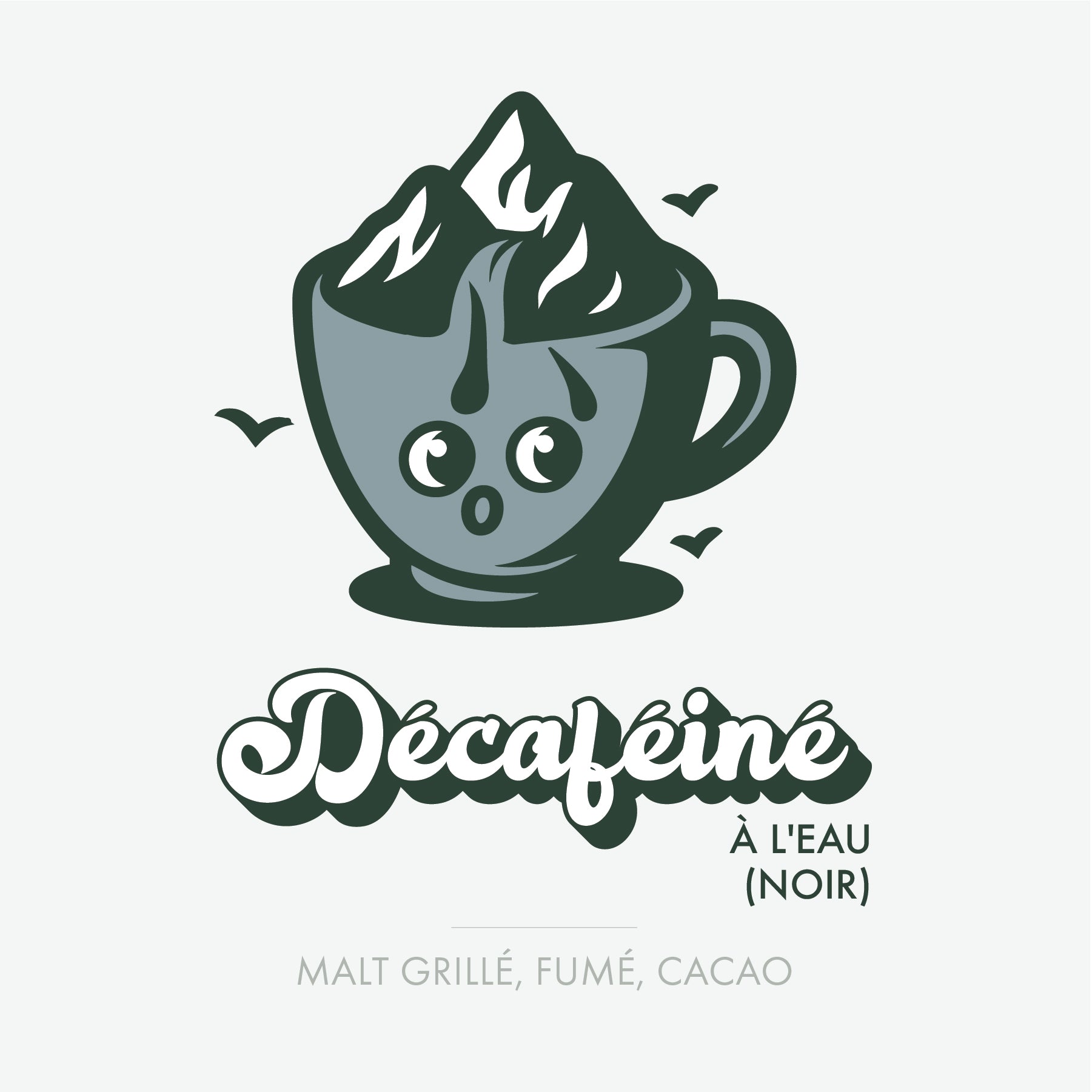 Décaféiné à l’eau torréfaction foncée — free download