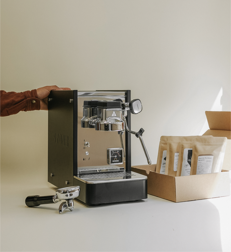Stone espresso machine