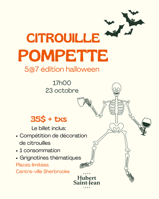5@7 Citrouille pompette