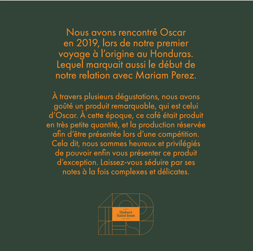 Honduras Geisha - Oscar Omar Alonzo 200g