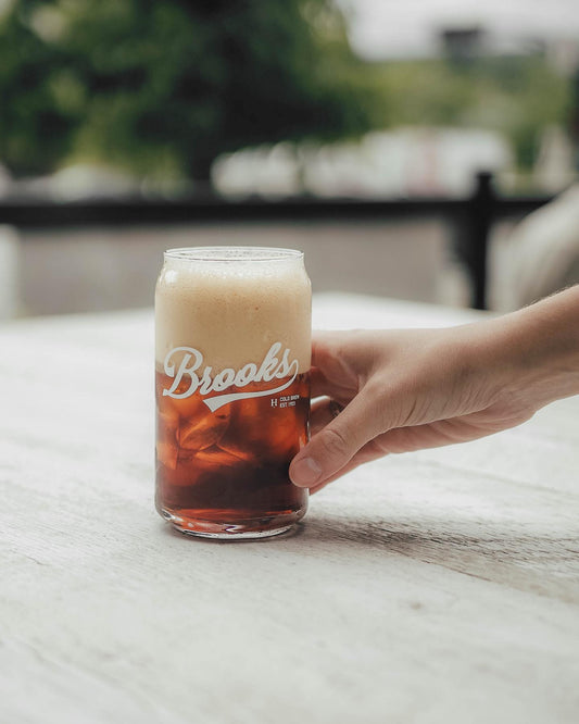 Brooks Iced Coffee Glass